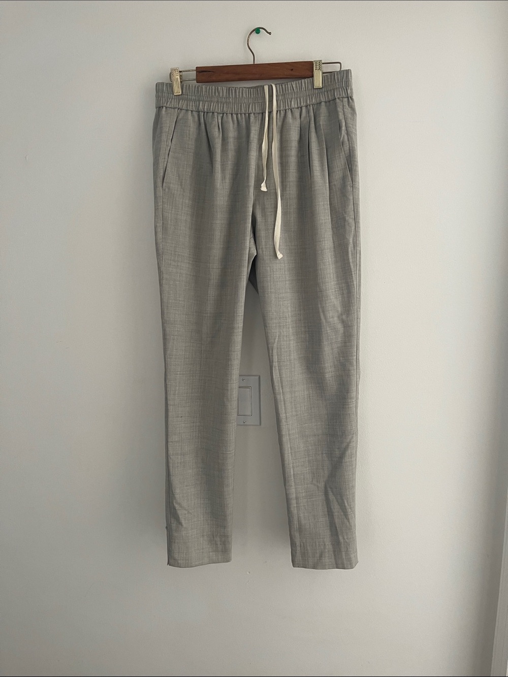 J. Crew Light Gray Men's Drawstring Trousers
